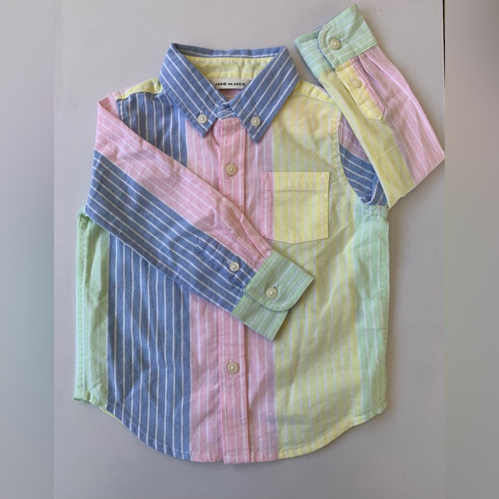 Colorful Striped Kids Shirt